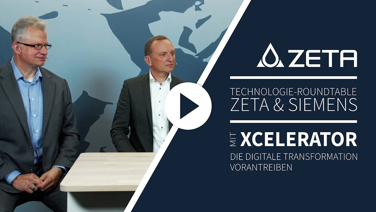 Technologie-Roundtable ZETA & Siemens. Die digitale Transformation beschleunigen.